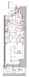 クレイシアIDZ横浜桜木町の物件間取画像